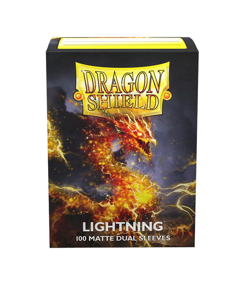 Dragon Shields: (100) Matte Dual - Lightning