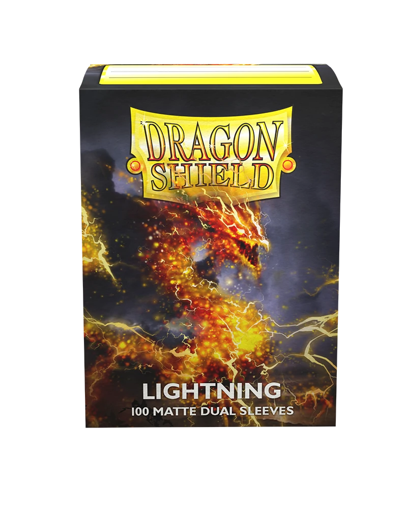 Dragon Shields: (100) Matte Dual - Lightning