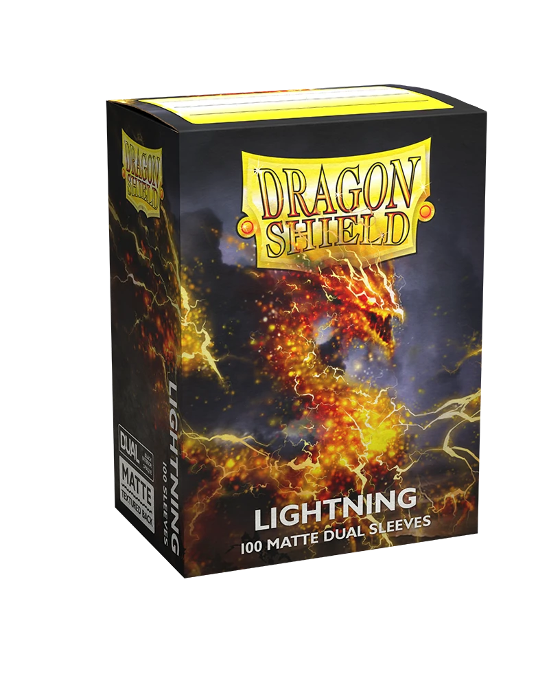 Dragon Shields: (100) Matte Dual - Lightning