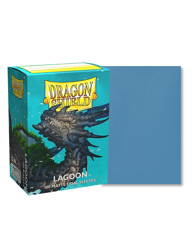 Dragon Shields: (100) Matte Dual - Lagoon