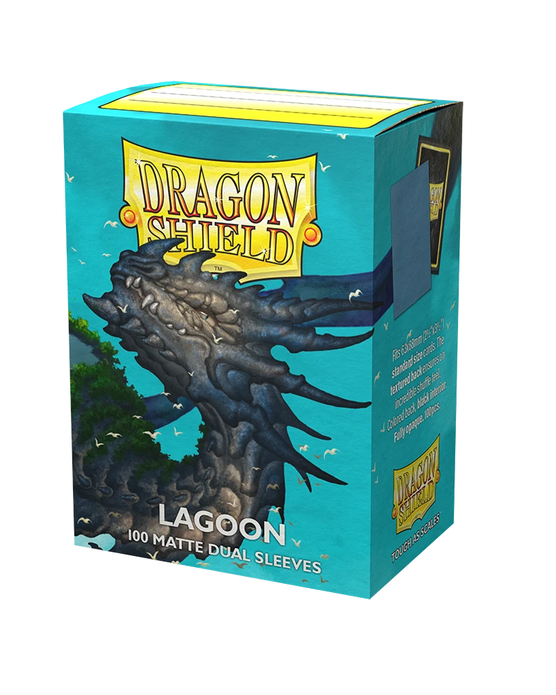 Dragon Shields: (100) Matte Dual - Lagoon