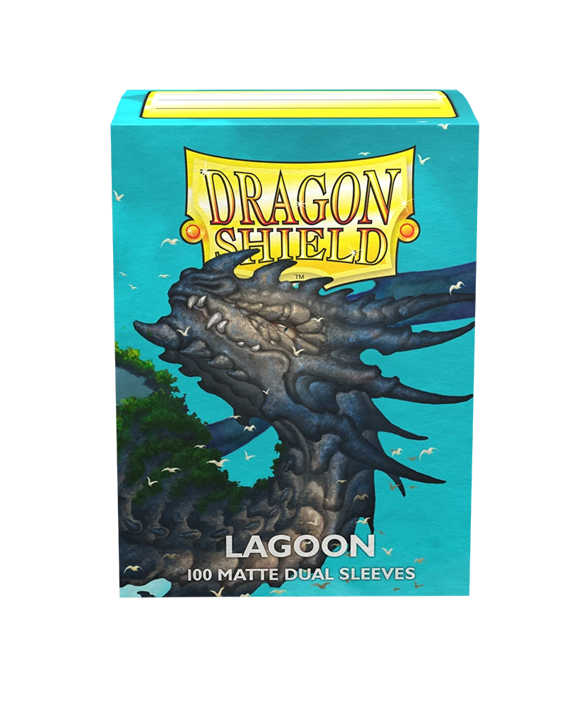 Dragon Shields: (100) Matte Dual - Lagoon