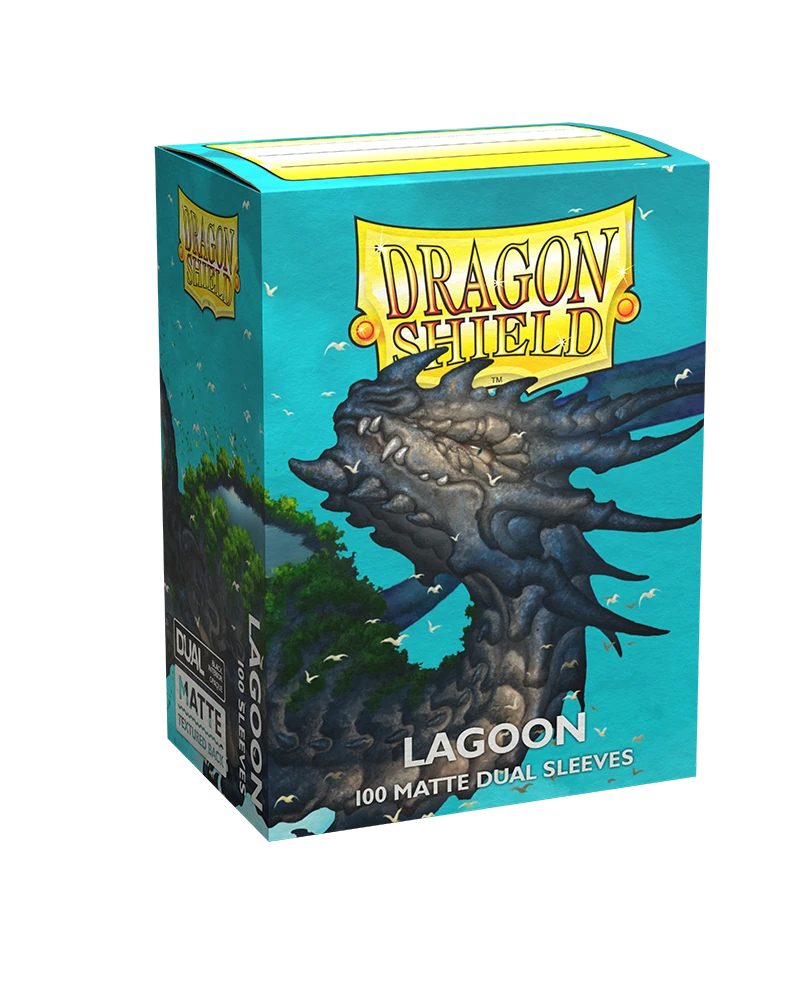 Dragon Shields: (100) Matte Dual - Lagoon