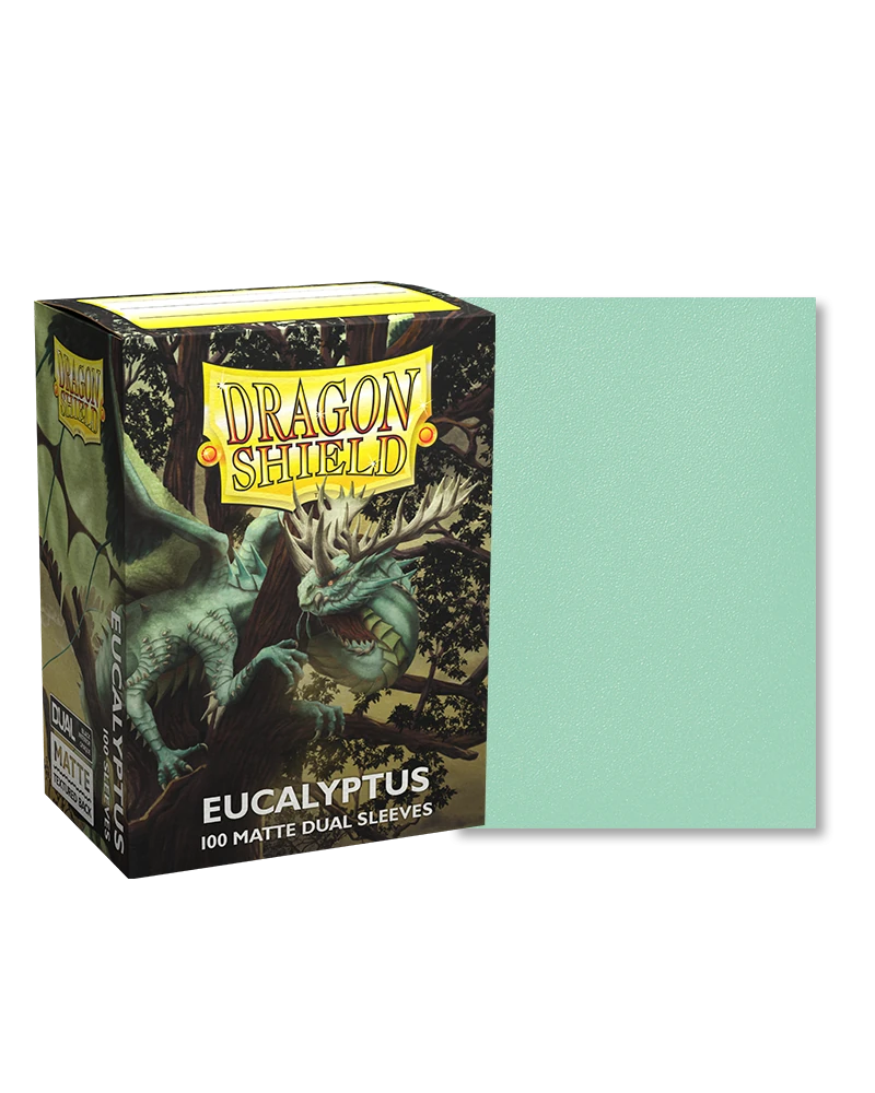 Dragon Shields: (100) Matte Dual - Eucalyptus
