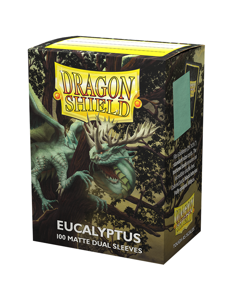 Dragon Shields: (100) Matte Dual - Eucalyptus