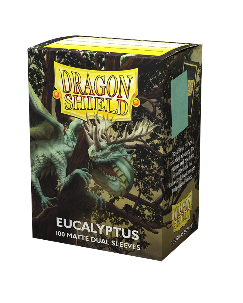 Dragon Shields: (100) Matte Dual - Eucalyptus
