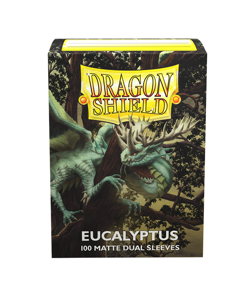 Dragon Shields: (100) Matte Dual - Eucalyptus