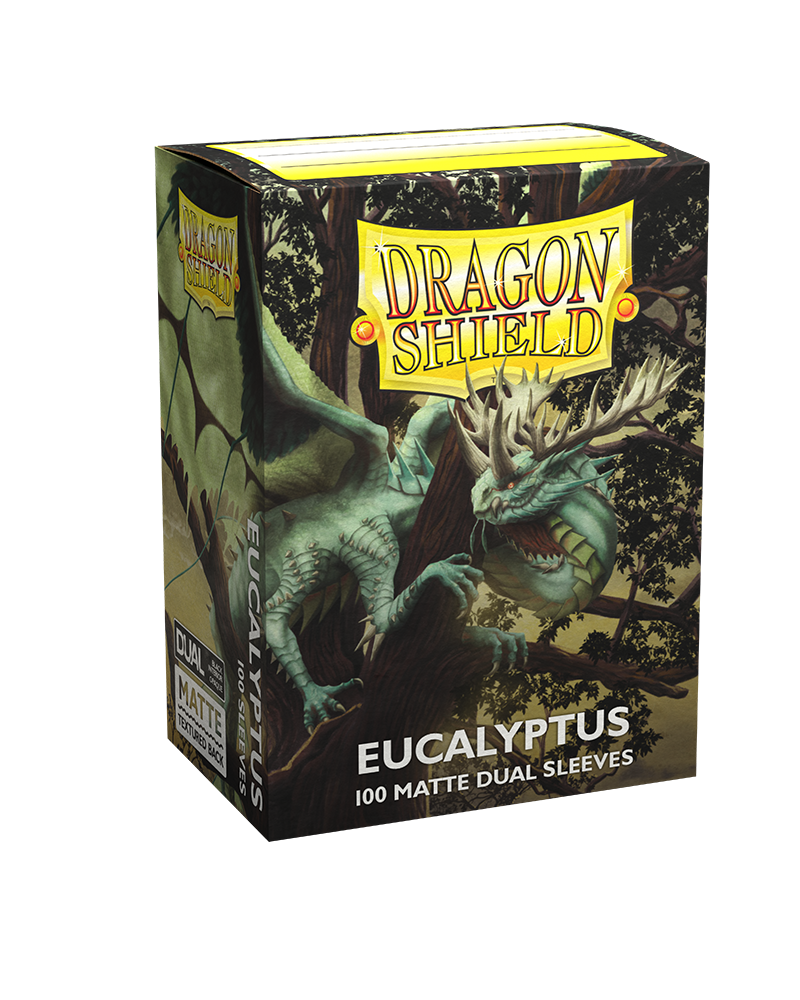 Dragon Shields: (100) Matte Dual - Eucalyptus