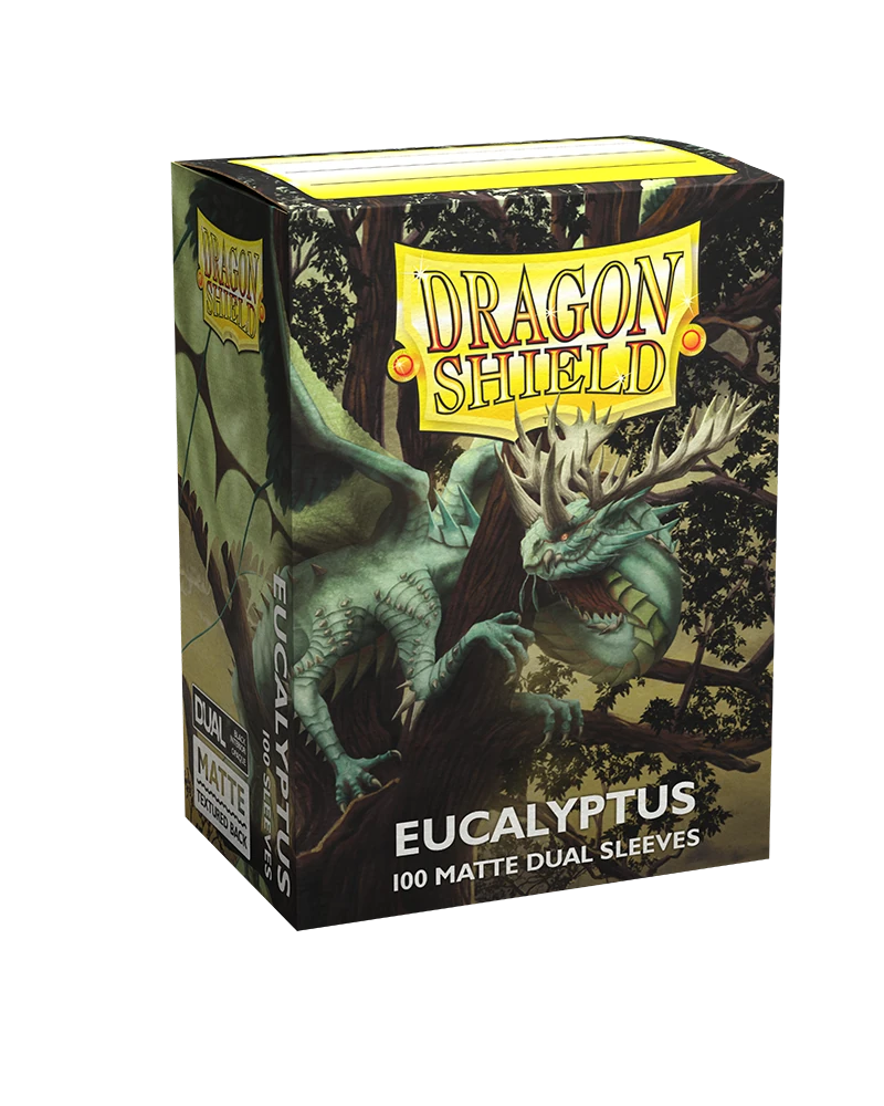 Dragon Shields: (100) Matte Dual - Eucalyptus