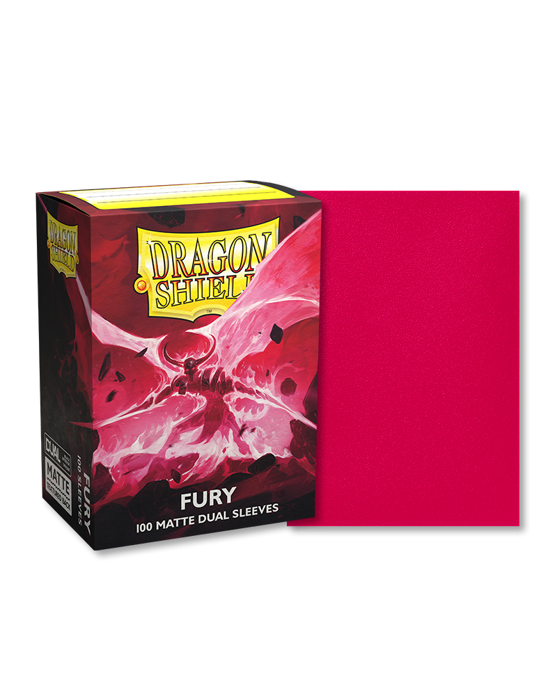 Dragon Shields: (100) Matte Dual - Fury