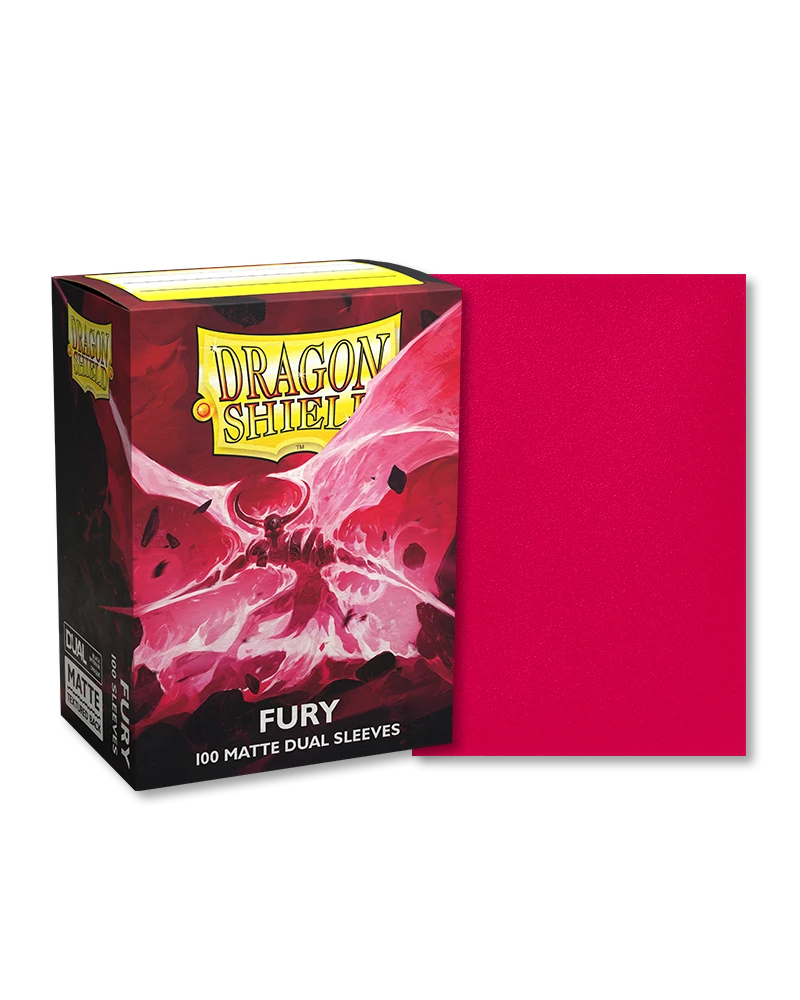 Dragon Shields: (100) Matte Dual - Fury