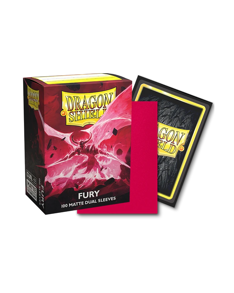 Dragon Shields: (100) Matte Dual - Fury
