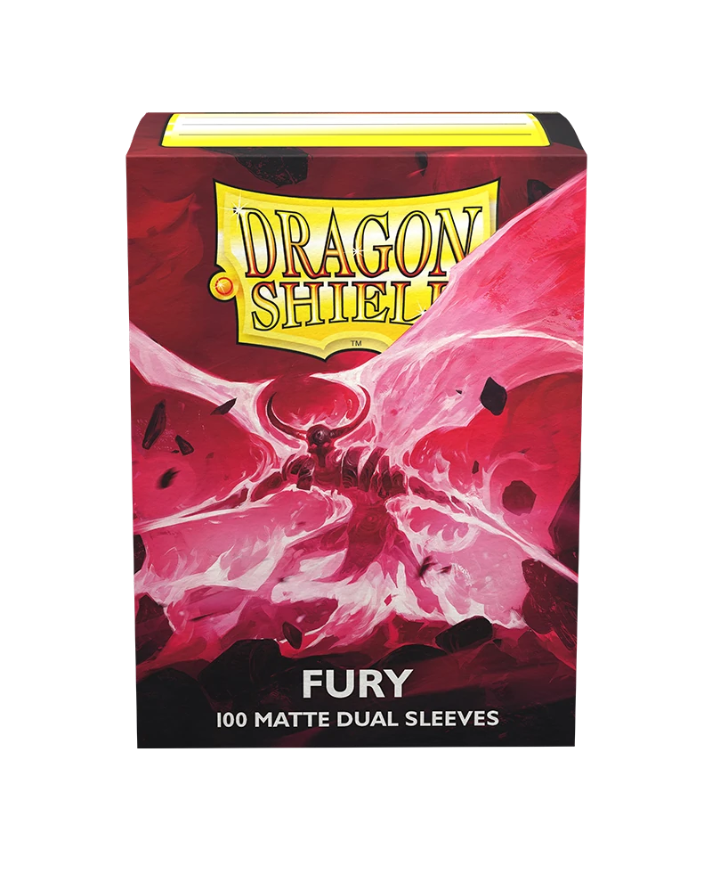 Dragon Shields: (100) Matte Dual - Fury