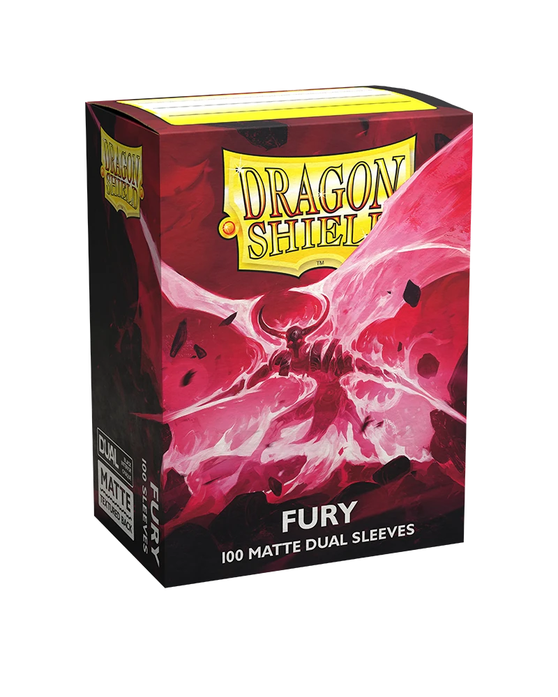 Dragon Shields: (100) Matte Dual - Fury