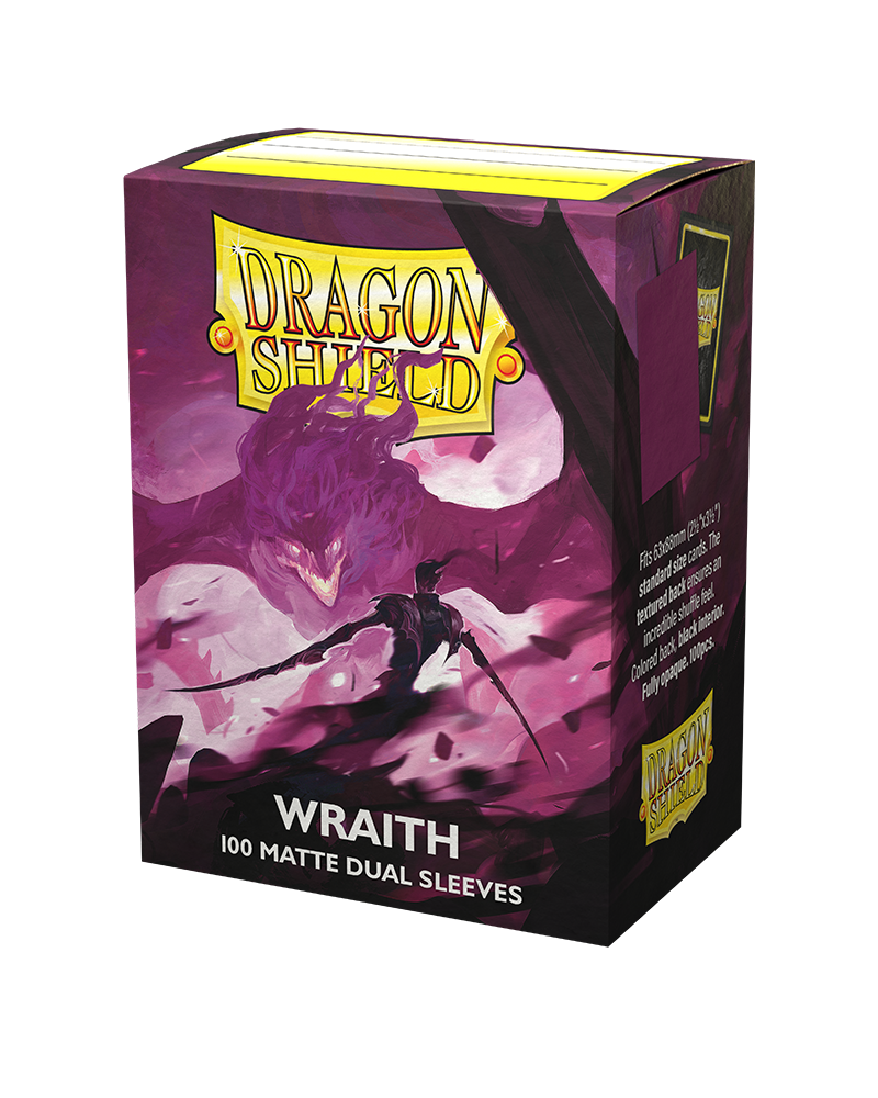 Dragon Shields: (100) Matte Dual - Wraith