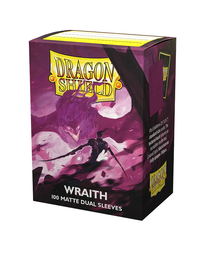 Dragon Shields: (100) Matte Dual - Wraith