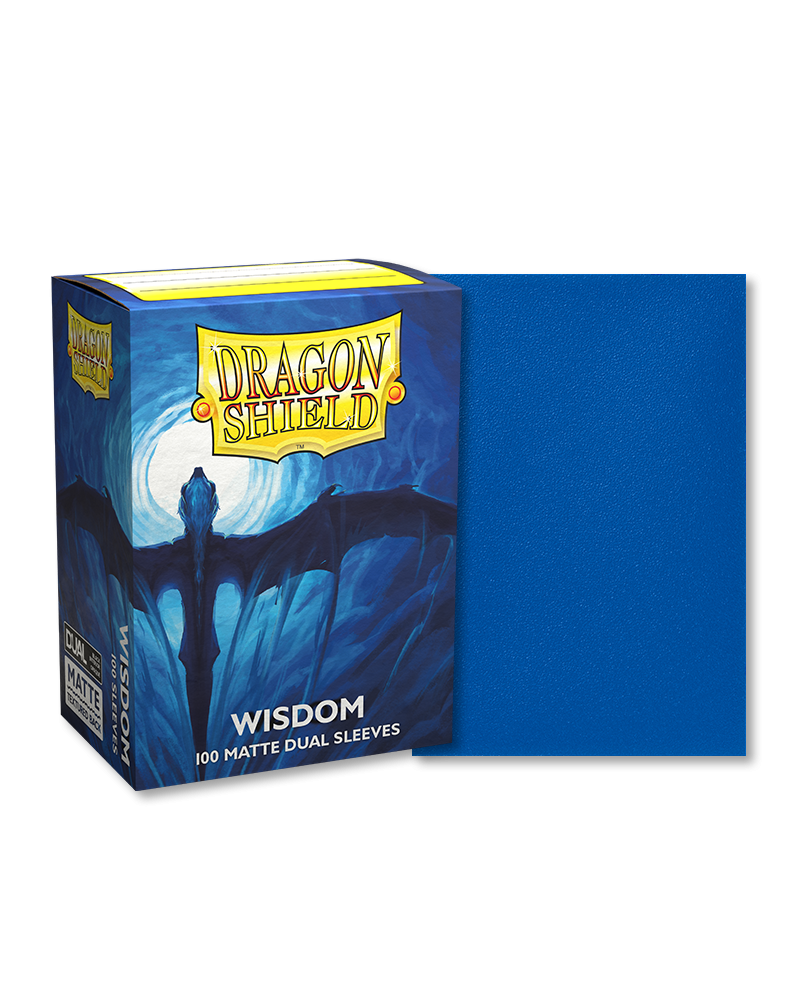 Dragon Shields: (100) Matte Dual - WIsdom