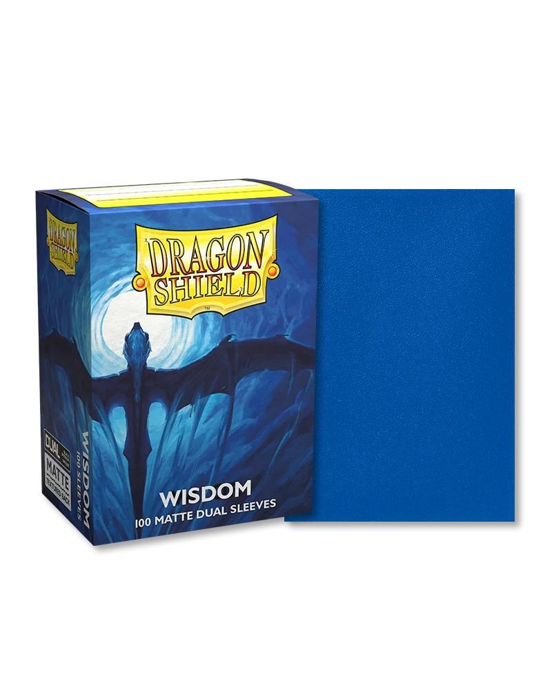 Dragon Shields: (100) Matte Dual - WIsdom