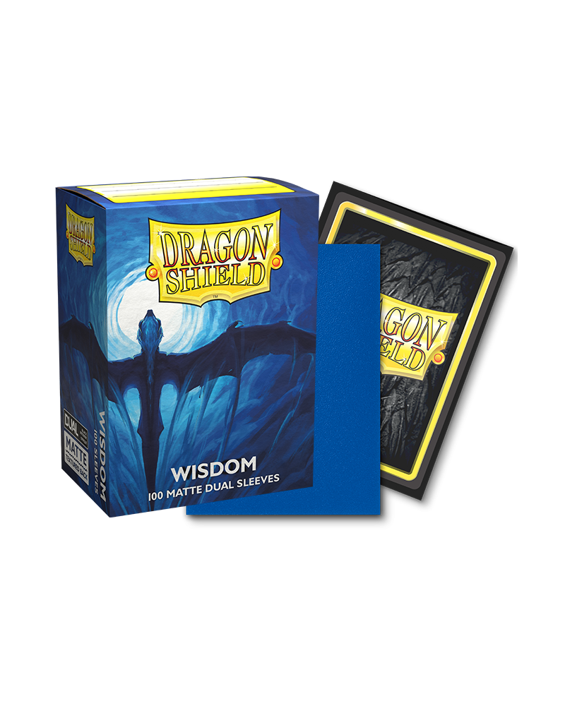 Dragon Shields: (100) Matte Dual - WIsdom