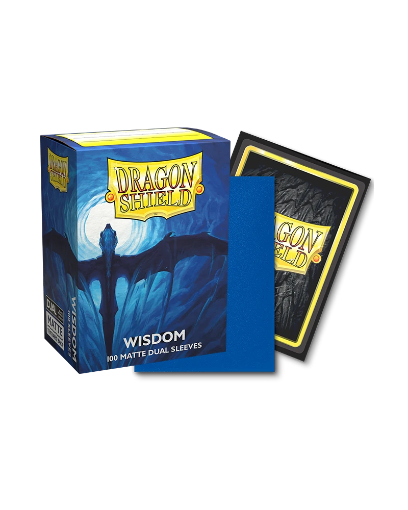 Dragon Shields: (100) Matte Dual - WIsdom