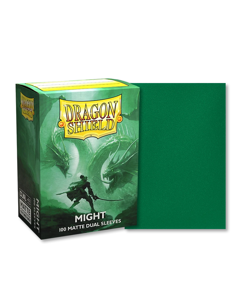 Dragon Shields: (100) Matte Dual - Might