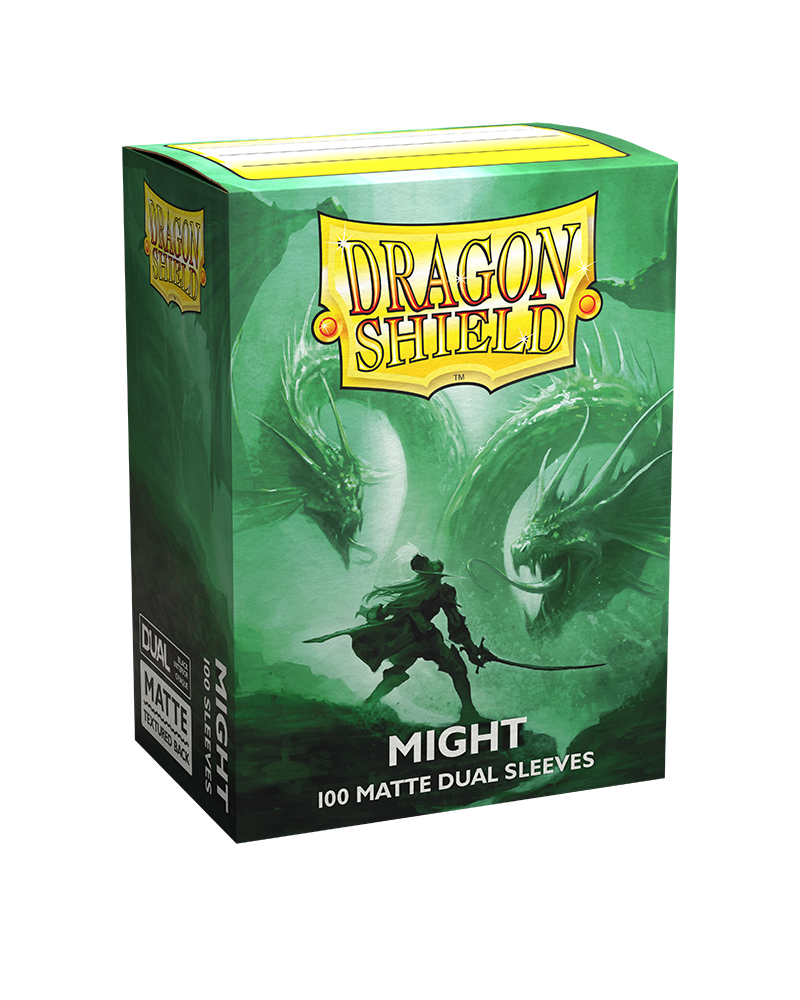 Dragon Shields: (100) Matte Dual - Might