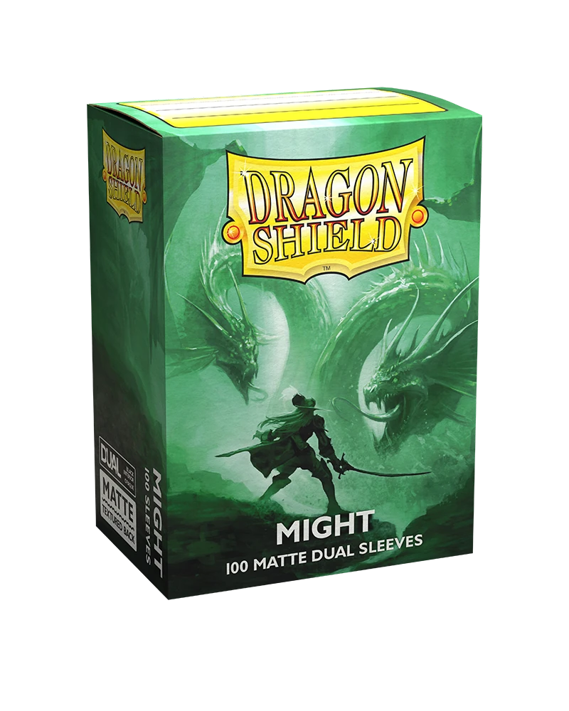 Dragon Shields: (100) Matte Dual - Might