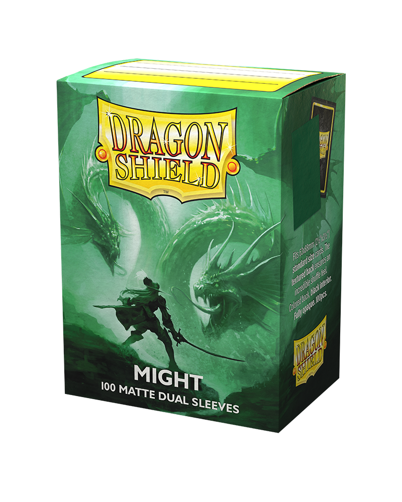 Dragon Shields: (100) Matte Dual - Might