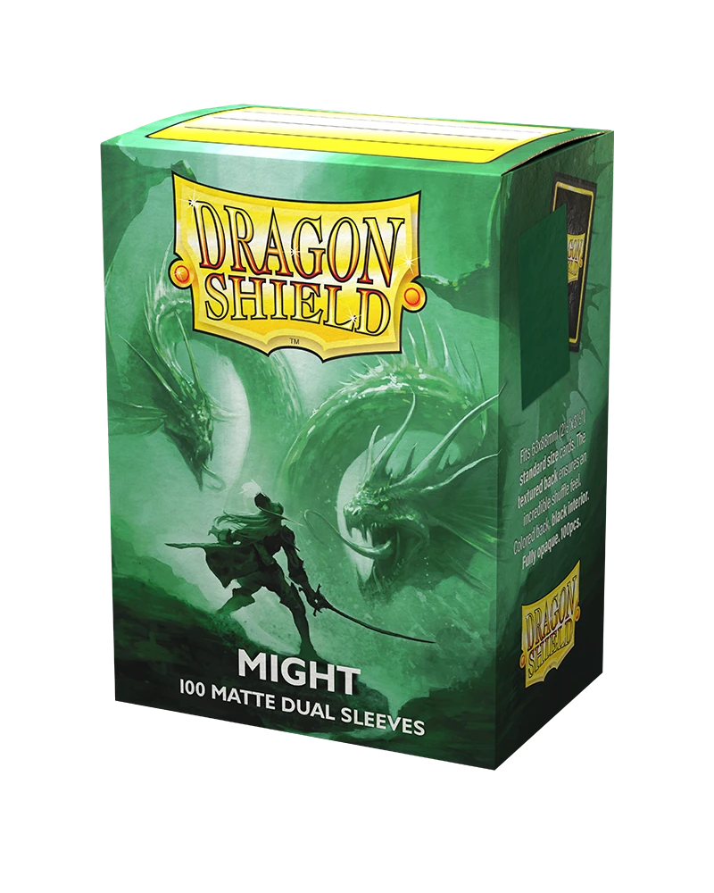 Dragon Shields: (100) Matte Dual - Might