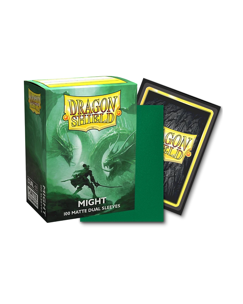 Dragon Shields: (100) Matte Dual - Might
