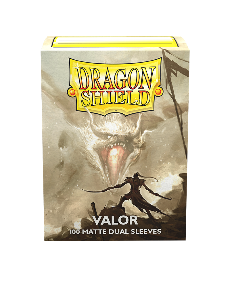 Dragon Shields: (100) Matte Dual - Valor