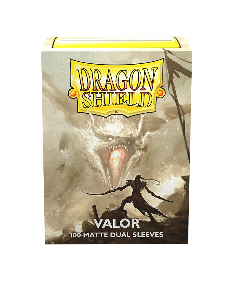 Dragon Shields: (100) Matte Dual - Valor