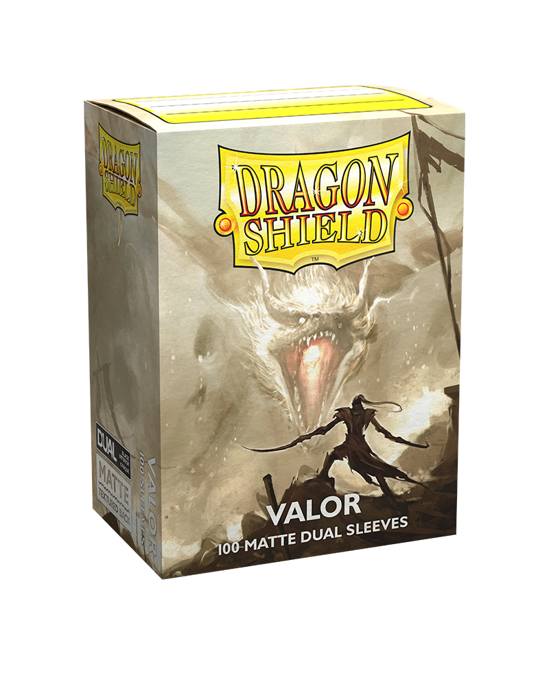 Dragon Shields: (100) Matte Dual - Valor