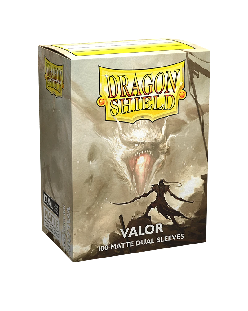 Dragon Shields: (100) Matte Dual - Valor