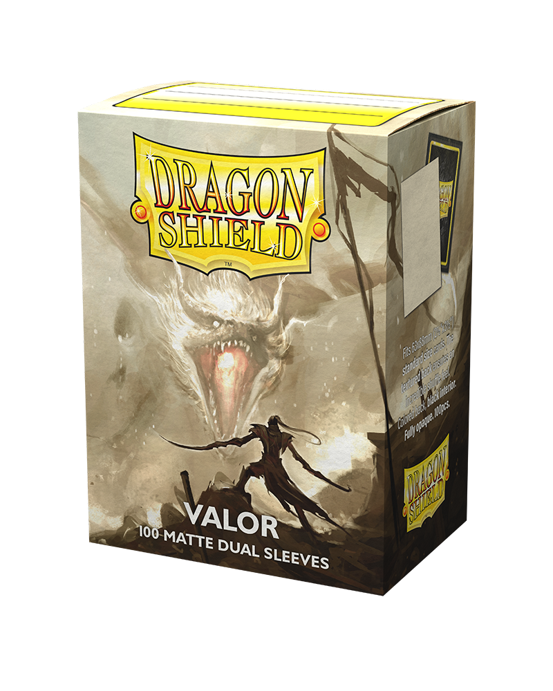 Dragon Shields: (100) Matte Dual - Valor