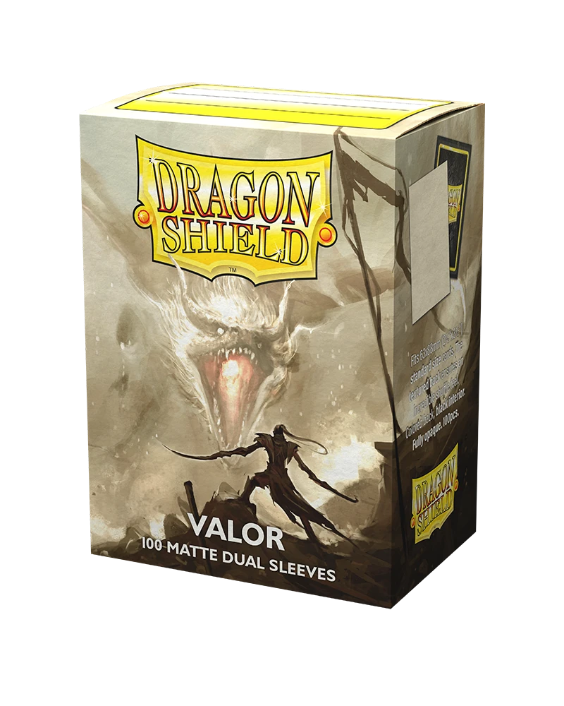 Dragon Shields: (100) Matte Dual - Valor