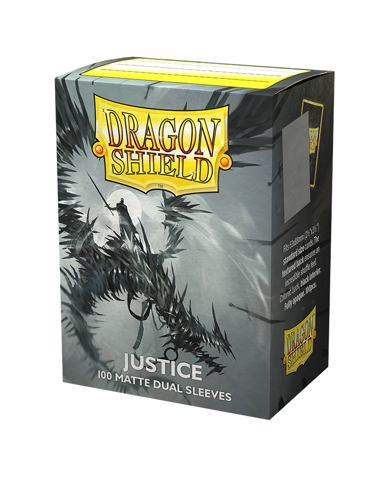 Dragon Shields: (100) Matte Dual - Justice