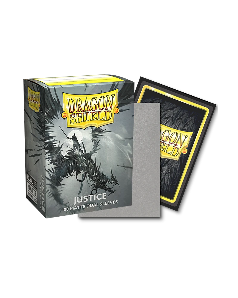 Dragon Shields: (100) Matte Dual - Justice
