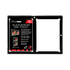 35PT 2-Card Black Border UV ONE-TOUCH® Magnetic Holder