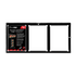 35PT 3-Card Black Border UV ONE-TOUCH® Magnetic Holder