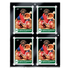 130PT 4-Card Black Border UV ONE-TOUCH® Magnetic Holder