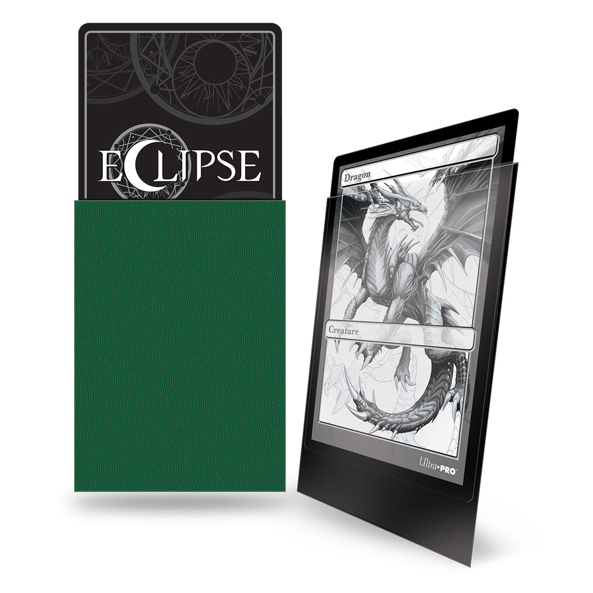 PRO-Matte ECLIPSE® Green Standard DECK PROTECTOR® Sleeves (100ct)
