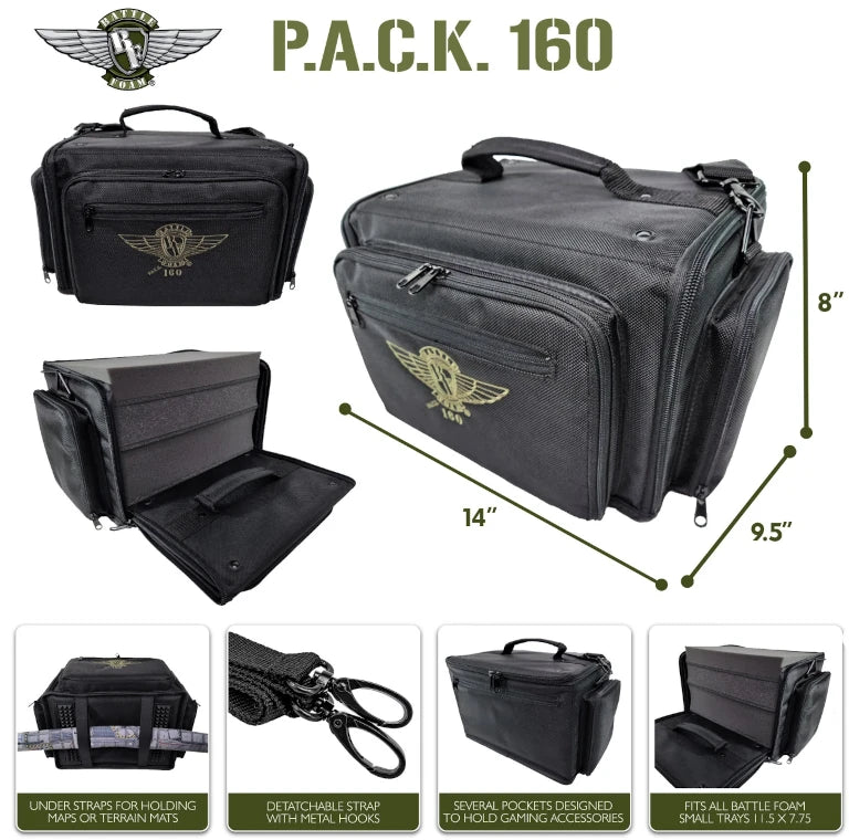 (160) P.A.C.K. 160 BattleTech Load Out (Black)