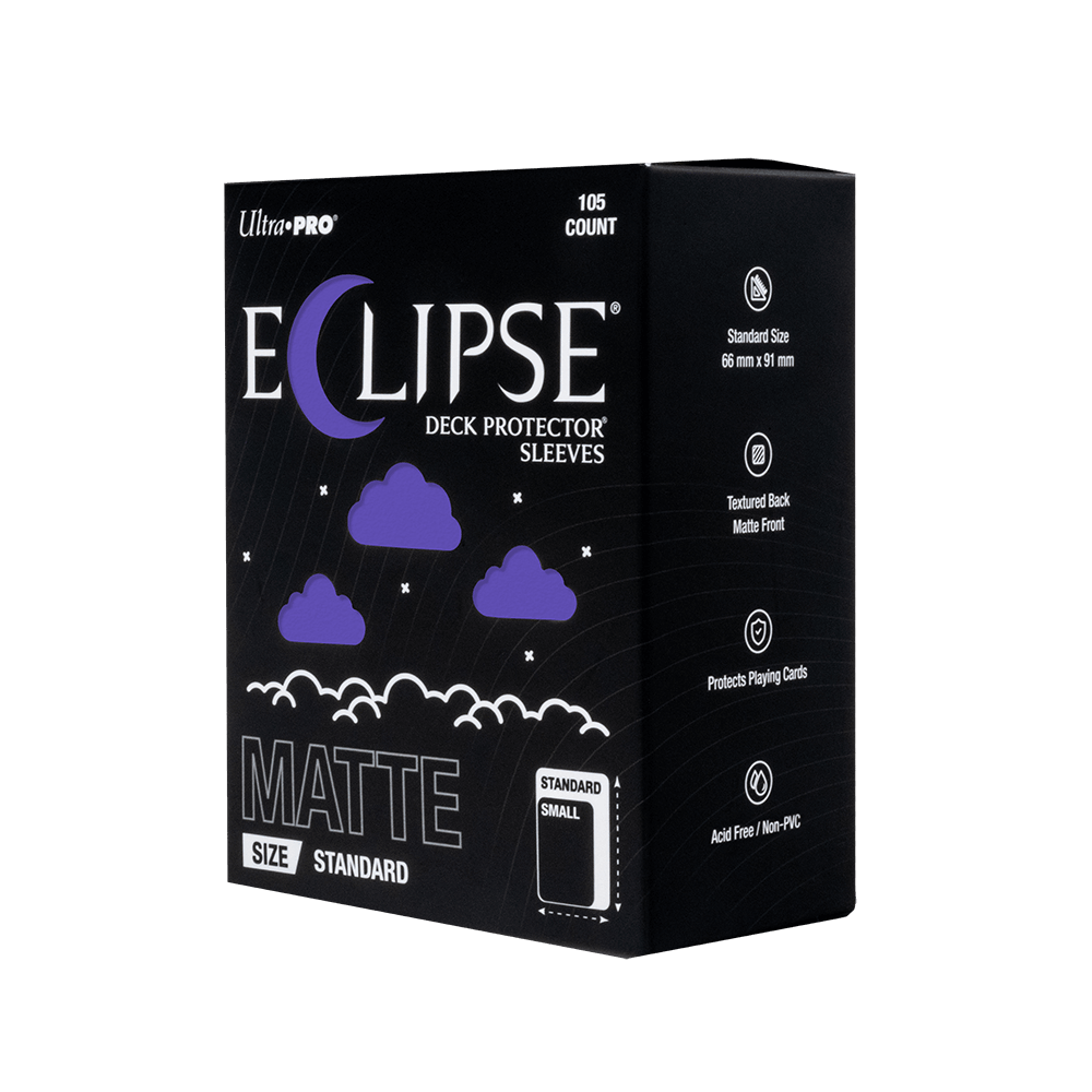 ECLIPSE® Matte Standard DECK PROTECTOR® Sleeves: Royal Purple - 105ct