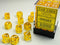Translucent: 12mm D6 Yellow/White (36 Dice)