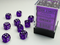 Translucent: 12mm D6 Purple/White (36 Dice)