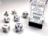 Opaque: Polyhedral White/Black 7-Die Set
