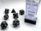 Opaque: Polyhedral Black/White 7-Die Set