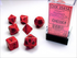 Opaque: Polyhedral Red/Black 7-Die Set