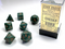 Opaque: Polyhedral Dusty Green/Copper 7-Die Set